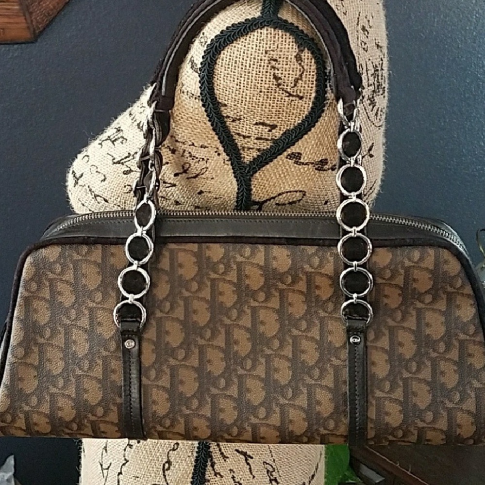 ❣Dior Bow Trotter Monogram Handbag❣ - Picture 4 of 7